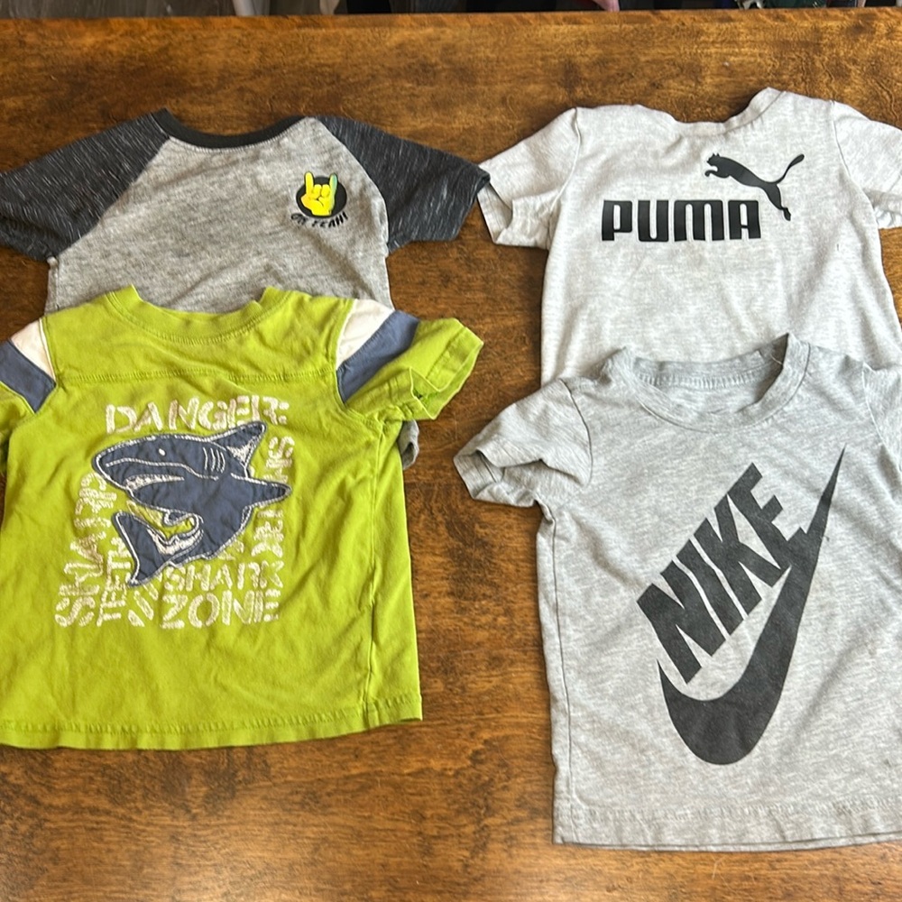 2T boys‎ T-shirt, bundle set of 4 tops